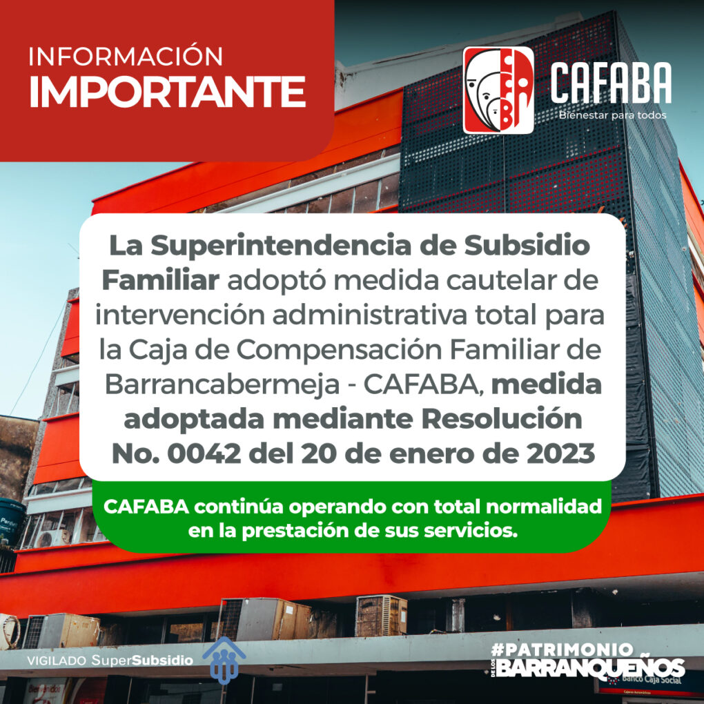 CAFABA – Caja de Compensación Familiar de Barrancabermeja